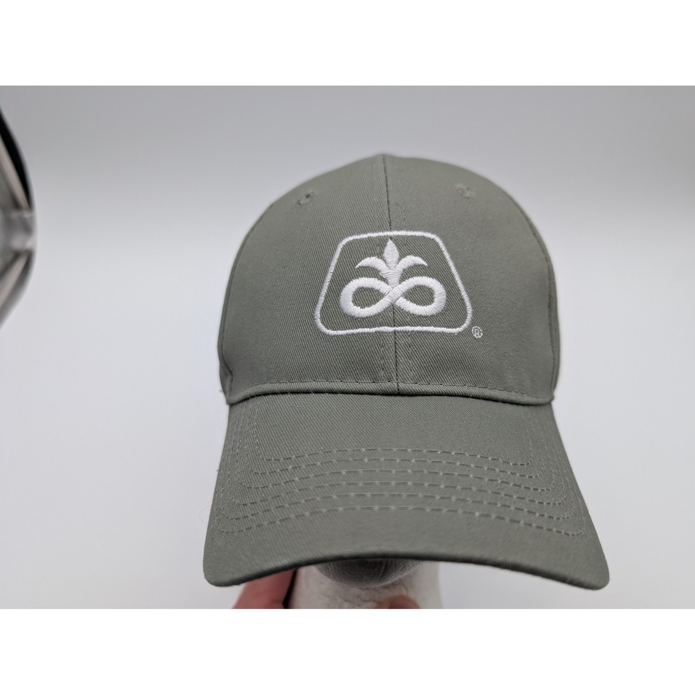 DuPont Pioneer Seed Hat Olive Green Cotton Adjustable Baseball Cap SE010